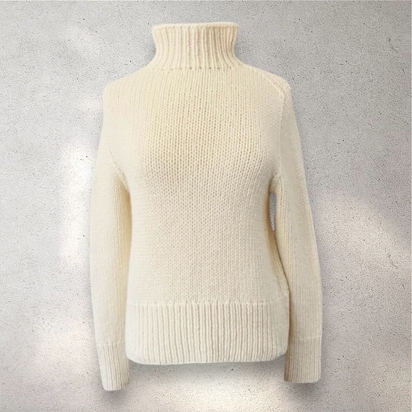 WOMMELSDORFF BERLIN HANDMADE 100% CASHMERE ECRU SWEATER - Picture 3 of 15